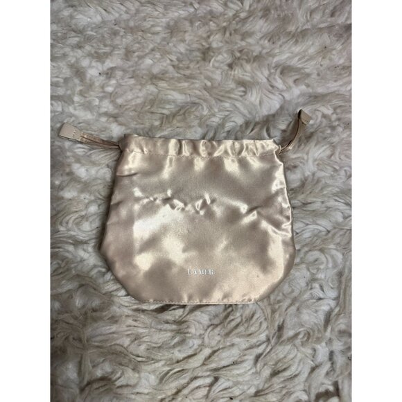 La Mer Satin Drawstring Cinch Bag Pouch - Picture 1 of 7